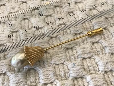 Baroque Pearl Stick pin