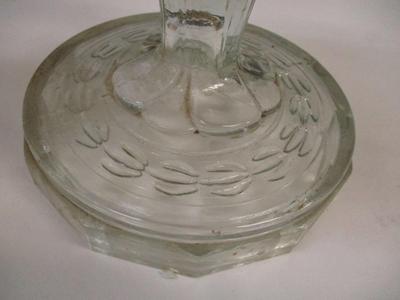 Vintage Aladdin Washington Drape Clear Gloss Oil Lamp Bases