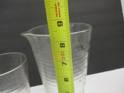 Vintage Set Of 4 Photography Beakers Eastman Kodak Rochester, NY