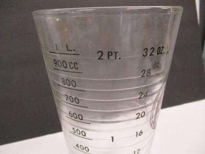 Vintage Set Of 4 Photography Beakers Eastman Kodak Rochester, NY