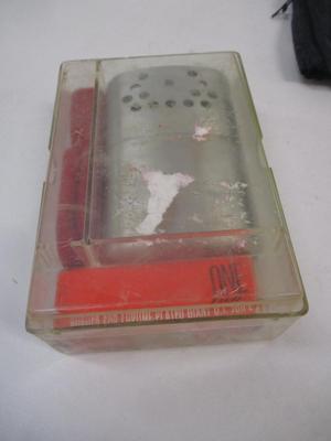 J. C. Higgins Made In Japan Hand Warmers w/ Velvet Pouch & Jon-G Gi Aladdin MFG. Hand Warmer