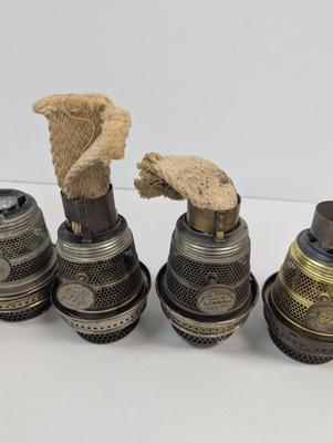 Various Aladdin Model Some Are No. B Nu-Type Lox-On Kerosene Lamp Burners #1