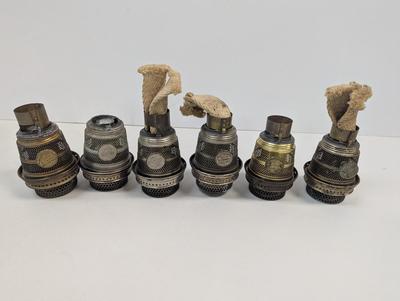 Various Aladdin Model Some Are No. B Nu-Type Lox-On Kerosene Lamp Burners #1