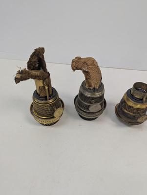Various Aladdin Model B Nu-Type Lox-On Aladdin #23 Model #12 Kerosene Lamp Burners #3