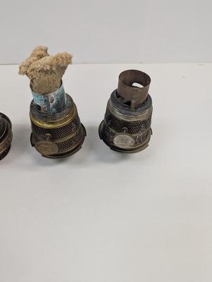 Various Aladdin Model B Nu-Type Lox-On Aladdin #23 Model #12 Kerosene Lamp Burners #3