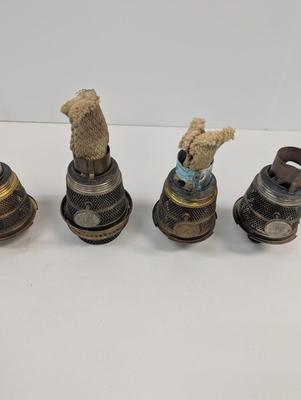 Various Aladdin Model B Nu-Type Lox-On Aladdin #23 Model #12 Kerosene Lamp Burners #3