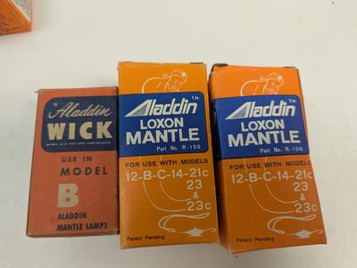Aladdin Wicks Model 11 KoneKap Mantle Aladdin Insect Screen Electric Converter Instant Light Burner #6