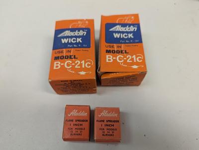 Aladdin Wicks Model 11 KoneKap Mantle Aladdin Insect Screen Electric Converter Instant Light Burner #6