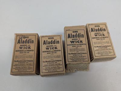 Aladdin Wicks Model 11 KoneKap Mantle Aladdin Insect Screen Electric Converter Instant Light Burner #6