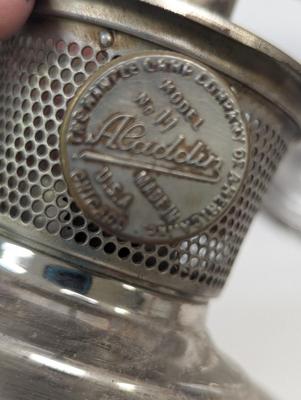 Antique Aladdin Kerosene Model B - No. 11 - No. 9 - No. 12 -Lamp & Parts #10
