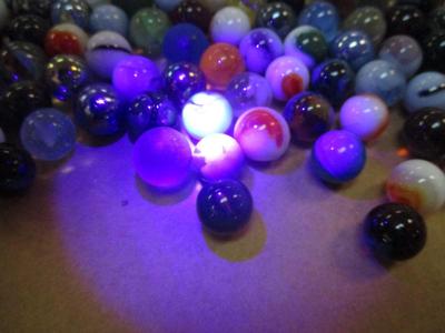 Vintage Glass Marbles Includes A Few Uranium Marbles #1