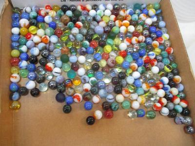 Vintage Glass Marbles Includes A Few Uranium Marbles #1