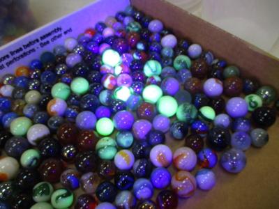 Vintage Glass Marbles Includes A Few Uranium Marbles #2