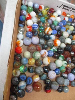 Vintage Glass Marbles Includes A Few Uranium Marbles #2