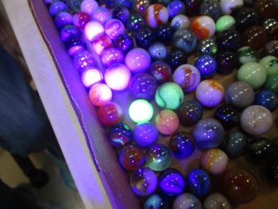 Vintage Glass Marbles Includes A Few Uranium Marbles #2