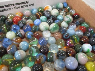 Vintage Glass Marbles Includes A Few Uranium Marbles #5