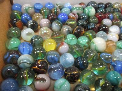 Vintage Glass Marbles Includes A Few Uranium Marbles #5