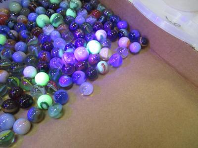Vintage Glass Marbles Includes A Few Uranium Marbles #5