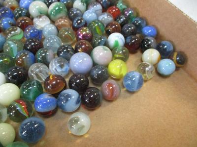 Vintage Glass Marbles Includes A Few Uranium Marbles #5