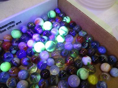 Vintage Glass Marbles Includes A Few Uranium Marbles #5
