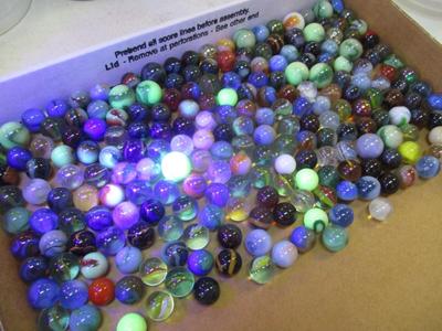Vintage Glass Marbles Includes A Few Uranium Marbles #5
