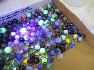Vintage Glass Marbles Includes A Few Uranium Marbles #5