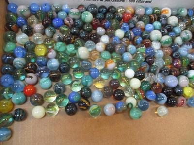 Vintage Glass Marbles Includes A Few Uranium Marbles #5