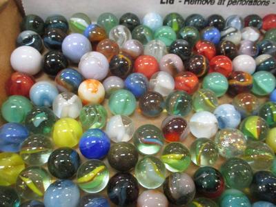 Vintage Glass Marbles Includes A Few Uranium Marbles #6