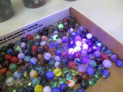 Vintage Glass Marbles Includes A Few Uranium Marbles #6