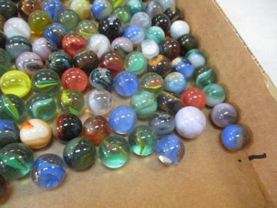 Vintage Glass Marbles Includes A Few Uranium Marbles #6