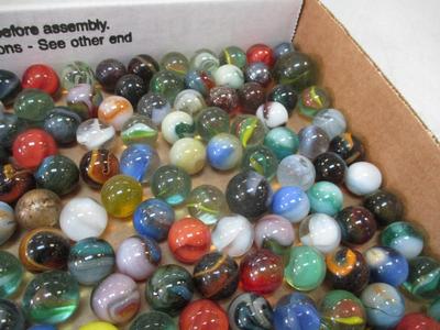 Vintage Glass Marbles Includes A Few Uranium Marbles #6