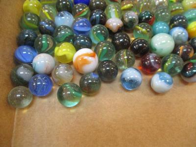 Vintage Glass Marbles Includes A Few Uranium Marbles #6