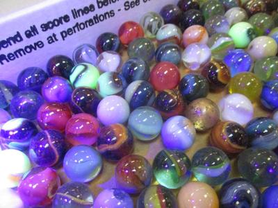 Vintage Glass Marbles Includes A Few Uranium Marbles #6