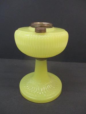 RARE Aladdin Yellow Moonstone Vertique Lamp Uranium Glows #1