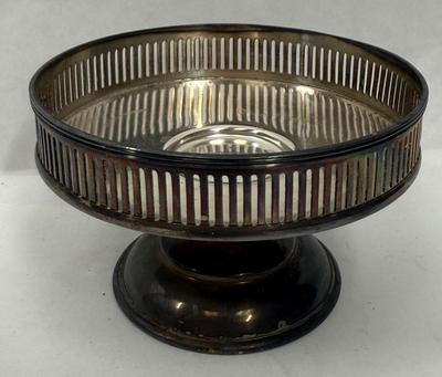 Vintage Sheffield Silver Plated Pedestal Compote | Vintage Centerpiece Fruit Display Bowl