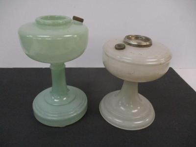 Aladdin Lamp Green Jade Simplicity & Aladdin 100 White Venetian Oil Lamp #6