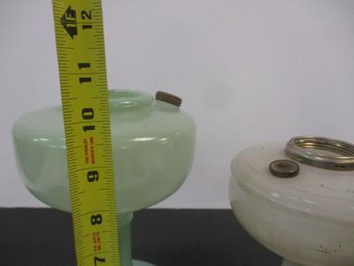 Aladdin Lamp Green Jade Simplicity & Aladdin 100 White Venetian Oil Lamp #6