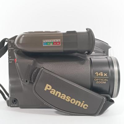 LOT 87: Panasonic PV-A207 Palmcorder, Samsung SC-D372 Digital Video Camcorder, Tripod, Cases & More