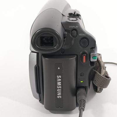 LOT 87: Panasonic PV-A207 Palmcorder, Samsung SC-D372 Digital Video Camcorder, Tripod, Cases & More