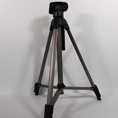 LOT 87: Panasonic PV-A207 Palmcorder, Samsung SC-D372 Digital Video Camcorder, Tripod, Cases & More