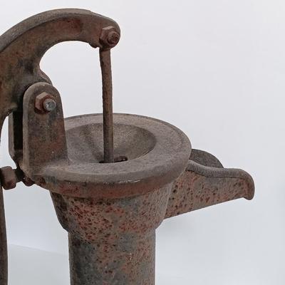 LOT 90: Antique Cast Iron Hand Water Pump