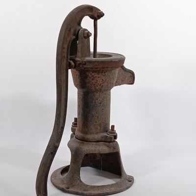 LOT 90: Antique Cast Iron Hand Water Pump