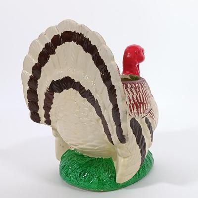 LOT 91: Autumn Collection - Yankee Candle Candleholders, Harvest Sign, Ceramic Turkey Planter & More
