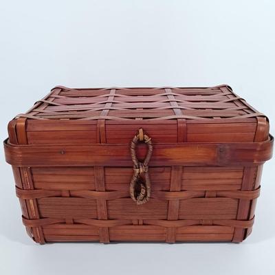 LOT 93: Sewing Boxes with Sewing Notions, Button Filled Ball Jar Lamp & More