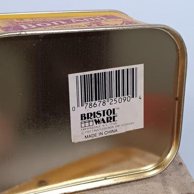 LOT 101: Columbia Family Scale with Vintage Tins
