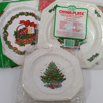 LOT 106: Lefton Holly Candy Cane Tiered Cake Plate, Nikko Holiday Flatware, Lenox Snowmen, Hand Painted Pottery Bell & More