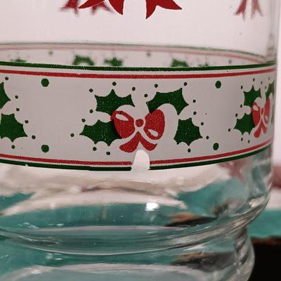 LOT 106: Lefton Holly Candy Cane Tiered Cake Plate, Nikko Holiday Flatware, Lenox Snowmen, Hand Painted Pottery Bell & More