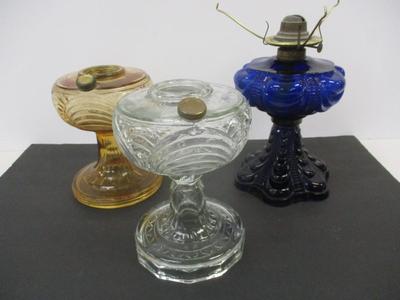 Antique Aladdin Lamp Stands - Each Piece Does Have A Chip #13