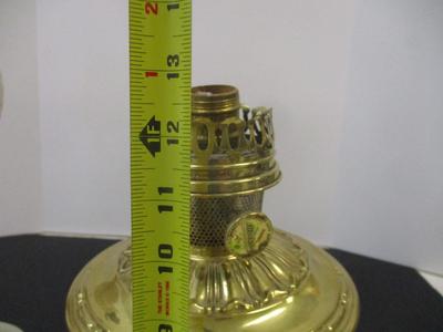 Electric Aladdin Alacite Glass Lamp Body Swirl Shape - Aladdin Brass Lamp Model No. 8 #17