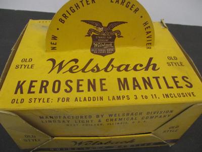12 - Welsbach Kerosene Quick-Lock Mantles 3 To 11 Old Style